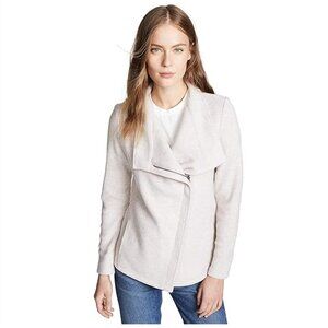 NWOT Cashmere-Like Asymmetric Zip Jacket Sz S